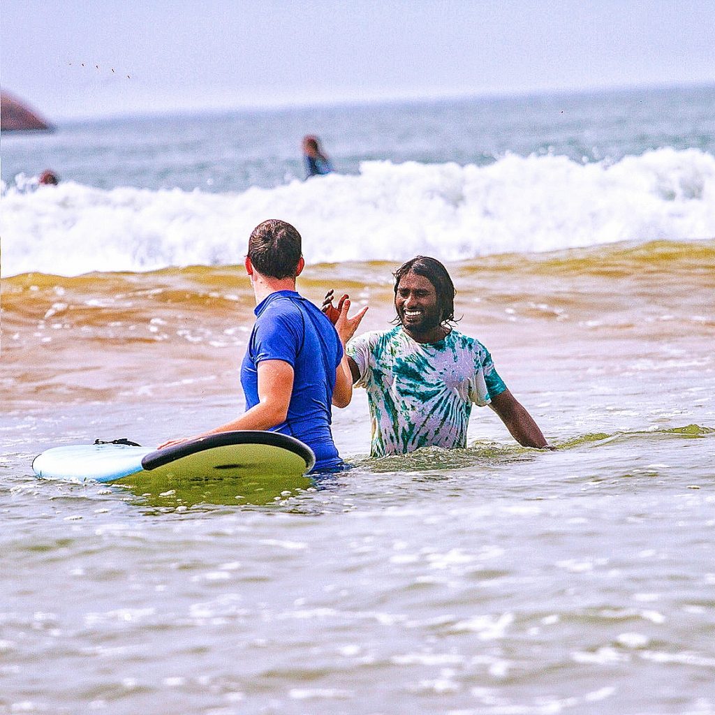 Privat surf lesson Weligama